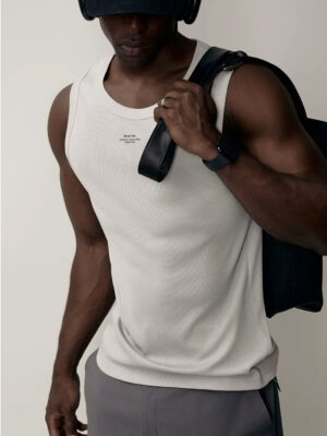 Lightweight Ribbed Knit Tank Top