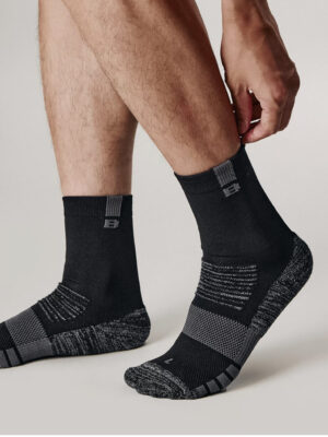 Dark Patchwork Terry Cushion Sports Socks
